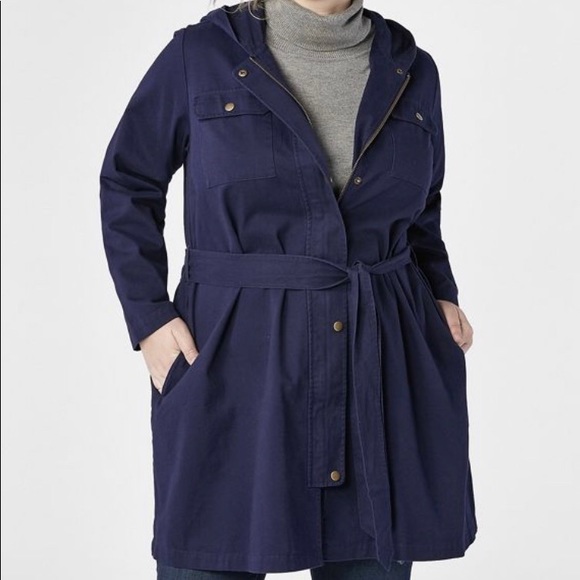 Just Fab A-Line Parka Jacket - Picture 7 of 8